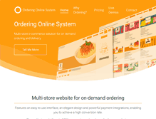 Tablet Screenshot of orderingonlinesystem.com